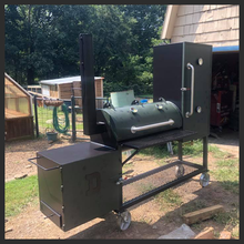 Load image into Gallery viewer, 20″x66″ Custom Built reverse flow smoker